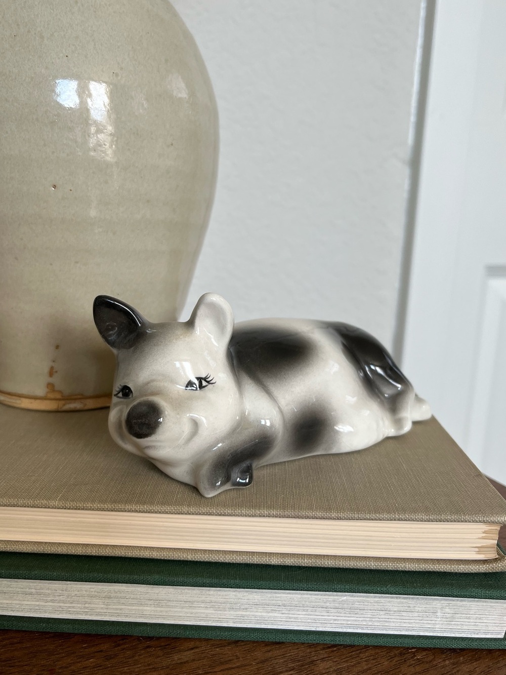 Vintage hand painted “mamma pig” figurine